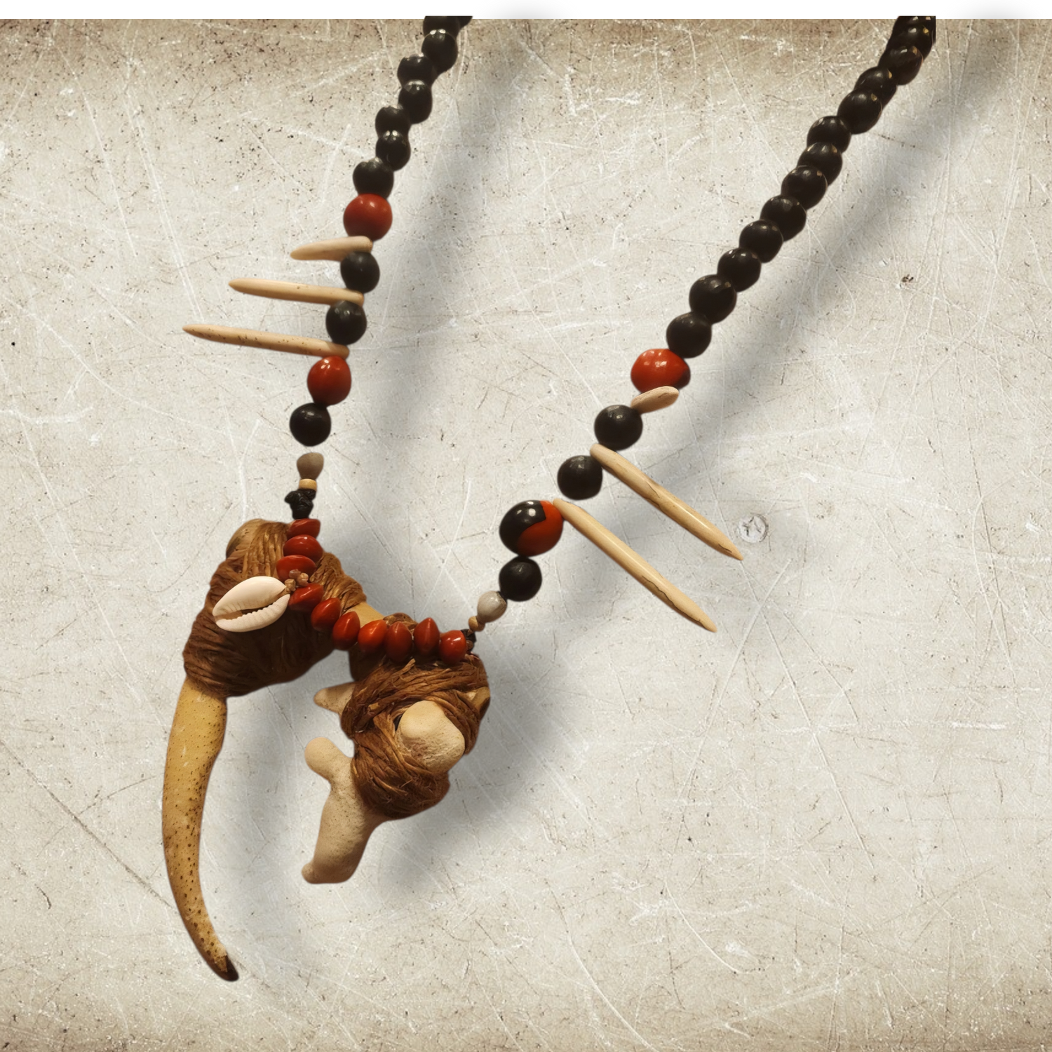 Collares, Brazaletes y Aretes de Plumas